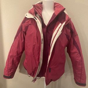 Columbia Interchange Ski Jacket Magenta Sz M
